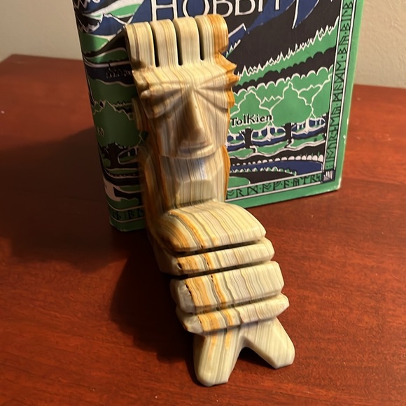 Marble Bookends Aztec Mayan - Picture 3 of 10